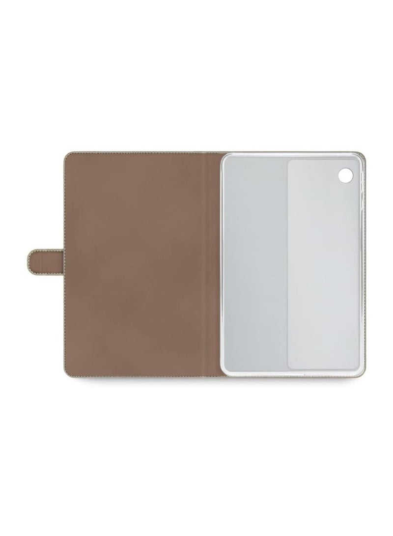 Wtech Premium Quality Leather TPU  Case Cover For Lenovo M10 Tab FHD Plus Grey - Image 4