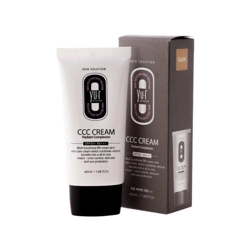 YU.R SKIN SOLUTION YU.R ME CCC Cream Dark 50ml – Color Correcting Cream, Lightweight Facial Makeup & Skincare Cream - Image 3