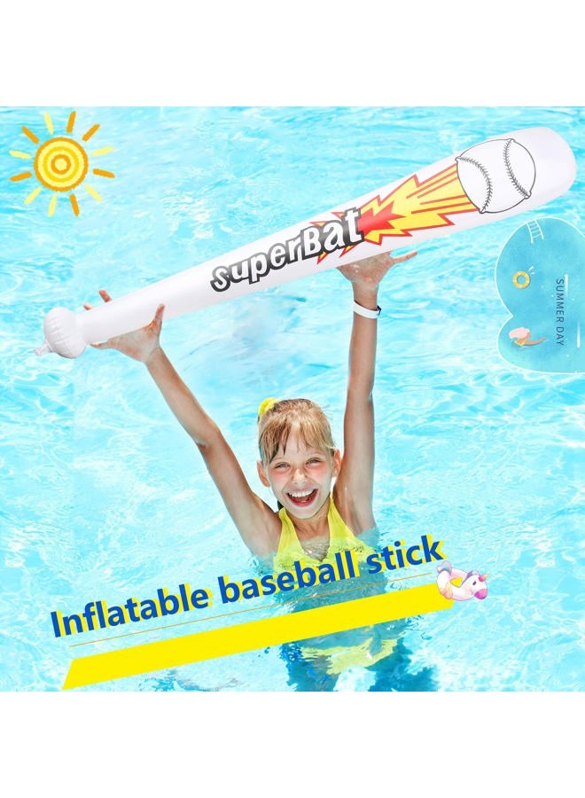 Sonarun 36 Pack Inflatable Baseball Bats Bulk Blow Up Baseball bat inflates for Summer Pool Baseball Birthday Party Favors - Image 3