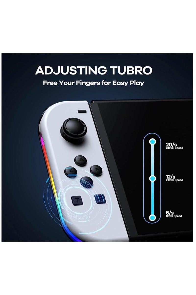 Ainawo Joy Cons Wireless Controller For Nintendo Switch, L/R Controllers Replacement Compatible With Nintendo Switch/Lite/OLED, Joystick With Wake-up/Screenshot/Dual Vibration/Motion Control Function - Image 5