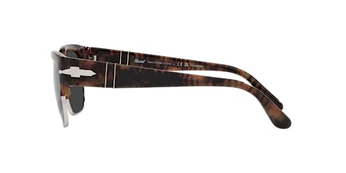 Persol PO3319S Square Sunglasses, Caffe/Polarized Black, 52 mm - Image 4
