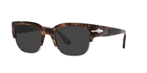 Persol PO3319S Square Sunglasses, Caffe/Polarized Black, 52 mm - Image 2