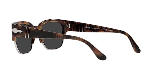 Persol PO3319S Square Sunglasses, Caffe/Polarized Black, 52 mm - Image 5