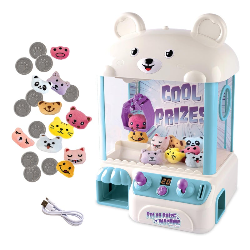 MindWare Polar Bear Prize Machine Crane Game Electronic Arcade Game Machine for Ages 3 and Up - Image 3