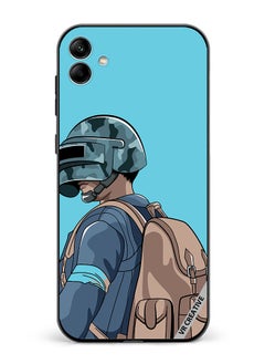 VR CREATIVE Protective Case Cover For Samsung Galaxy A04 Helmet And In Military Uniform Design Multicolour  - Image 1