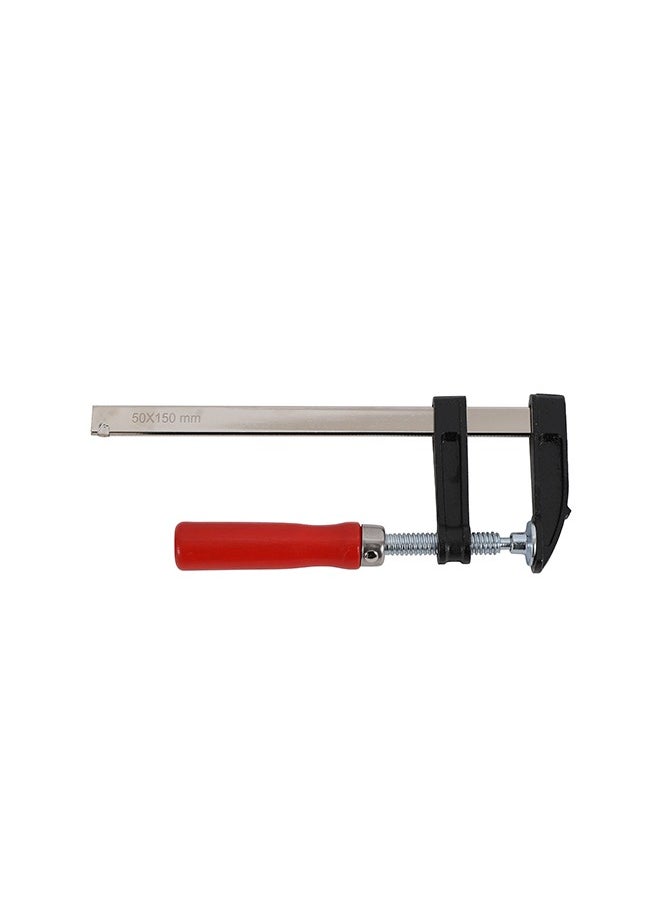 Bar Clamp - 10cm - Adjustable Screw Clamp with Wooden Handle, Non-Slip Grip, Wide Jaw Opening, and Secure Clamping - Ideal for Woodworking, Metalworking, DIY, Carpentry, Assembly, and Repair - pzsku/Z5C7FF50F484052DD8C35Z/45/_/1740988612/a3df98cb-5f1a-4d32-a31b-833db24bd11a