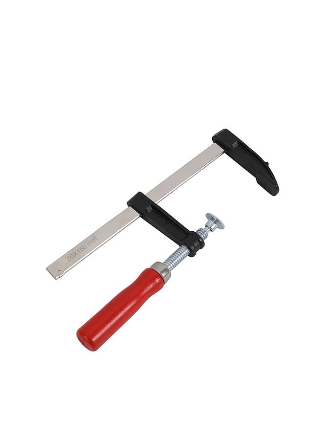 Bar Clamp - 10cm - Adjustable Screw Clamp with Wooden Handle, Non-Slip Grip, Wide Jaw Opening, and Secure Clamping - Ideal for Woodworking, Metalworking, DIY, Carpentry, Assembly, and Repair - pzsku/Z5C7FF50F484052DD8C35Z/45/_/1740988614/2061182b-7c70-4f17-9da4-71baa5adad19