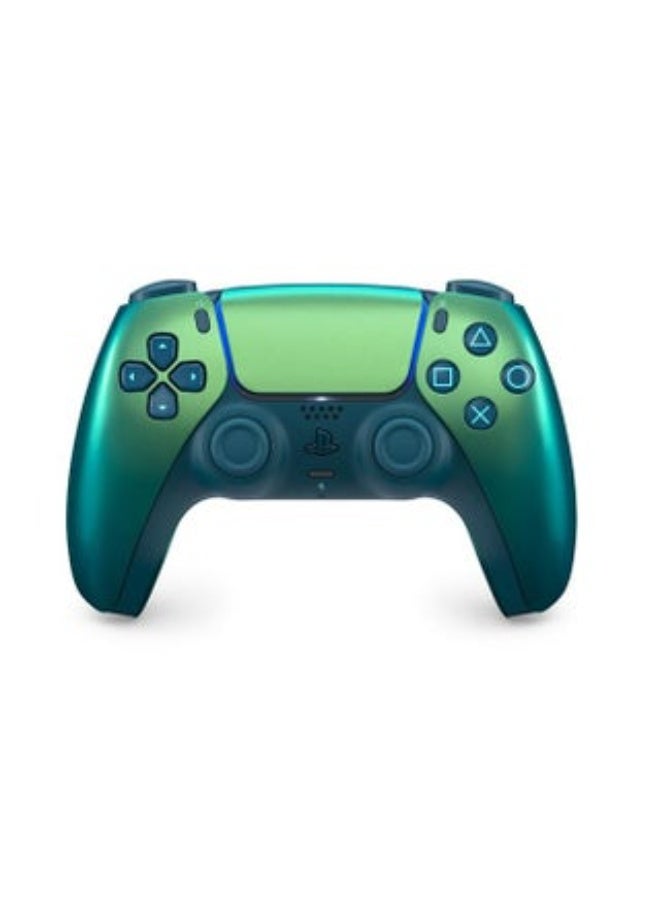 PS5 controller, mouse clicks, shiny green color - Image 1
