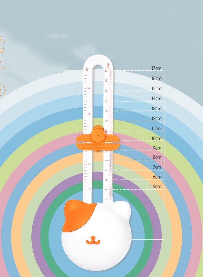 Handmade Rotary Circular Paper Cutter Circle Cutter with 3 Replacement Cutterheads - Image 3