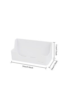 Excefore Storage Caddy Shelf, Bedside Shelf Accessories Organizer, Wall Mount Self Stick On, Suitable for Home, Office, Bedroom Décor (Box Type)  - Image 2