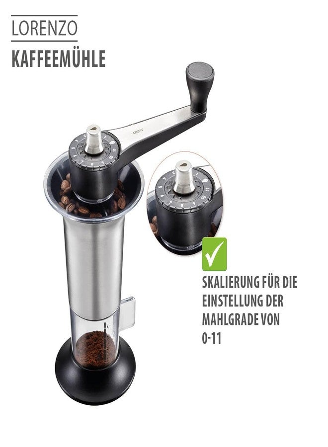 GEFU Handheld Coffee Grinder with Adjustable Ceramic Grinding Gear - Image 5