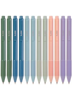 Deli Nusign NS559 Rotating Gel Pen with Tungsten Carbide Tip - 0.5mm Black Ink, 12pcs, 12-Facet Grip & Anti-Roll Design  - Image 2