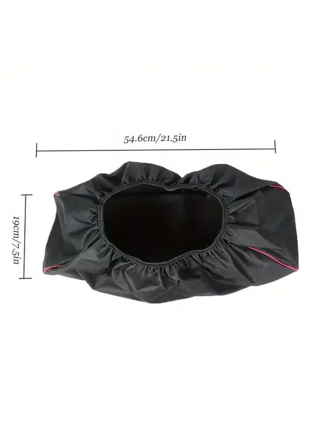 Heavy Duty Black Winch Cover Oxford Cloth Drawstring Closure Outdoor Protection - Image 3