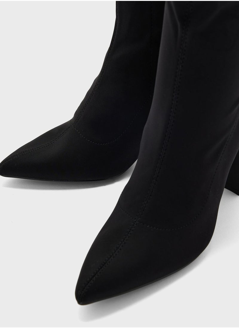 Ginger - Fitted High-Heel Ankle Boots - Image 1