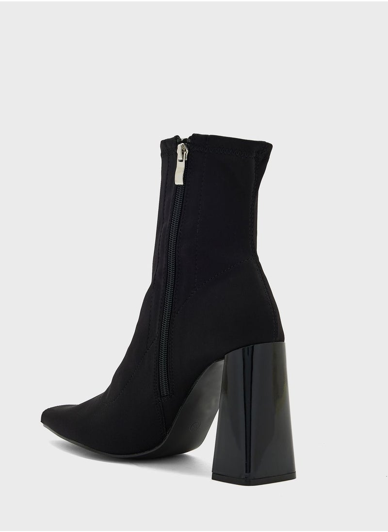 Ginger - Fitted High-Heel Ankle Boots - Image 1