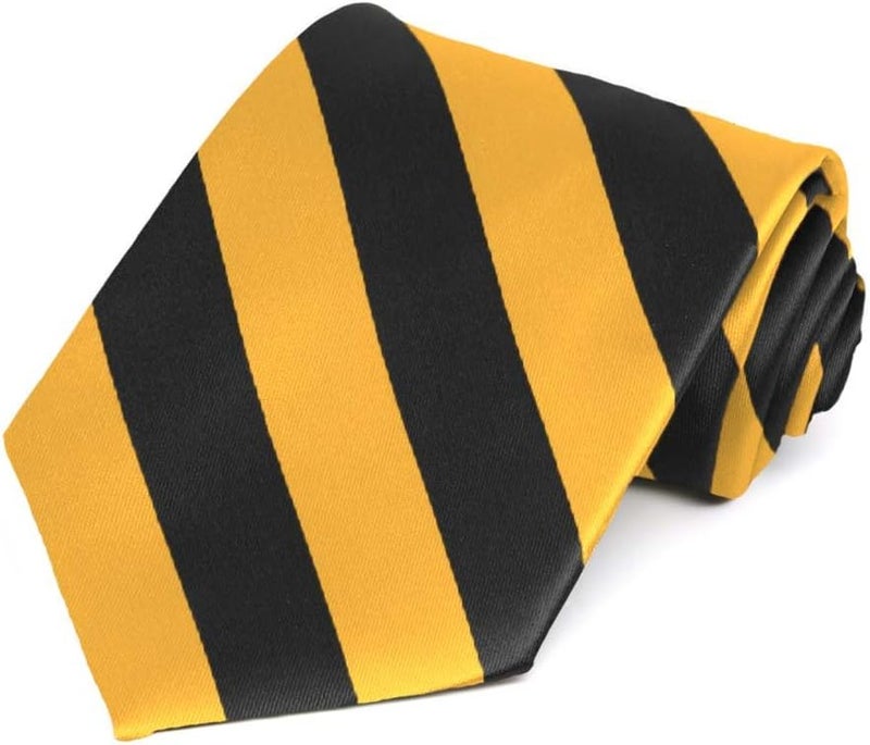 tiemart Men's Striped Tie Standard Length - Image 1
