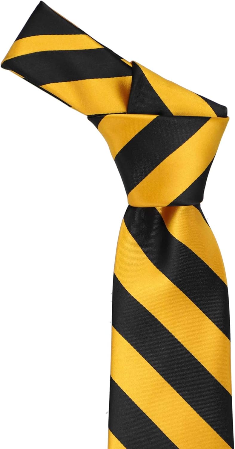 tiemart Men's Striped Tie Standard Length - Image 2
