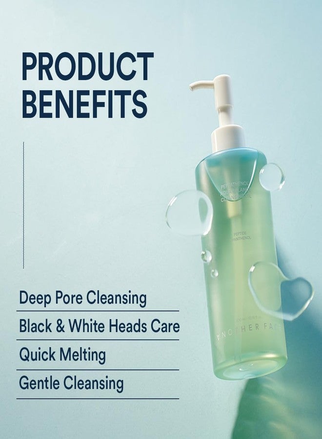 ANOTHERFACE PEPTATHENOL™ Aqua Balance Cleansing Oil, Korean Skin Care, Black Head & Waterproof Makeup Removal, Deep Cleansing, Quick Melting, Non-irritation for Sensitive Skin, Vegan, 10.14 Fl. Oz - Image 3