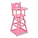 Corolle Baby Doll High Chair 2in1 Design fits 14 and 17 Baby Dolls Pink - Image 2
