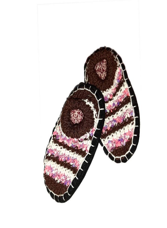 JMP Winter Warm Soft Woolen Knitted Loafer Slipper Socks with Colorful Stripes for Boys & Girl Kids (B003,3-4 Years)-(Color May Vary) Multicolour - Image 3