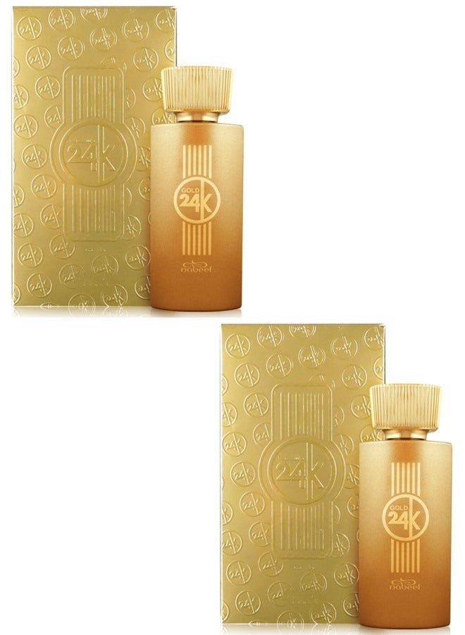 Nabeel 2 Pieces Set Nabeel Gold 24K Eau De Parfum 100 ML - Image 1