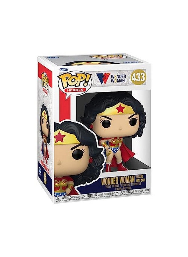 Funko Pop Heroes: Wonder Woman 80Th Wonder Woman (Classic With Cape) Multicolor Standard (55008) - Image 1