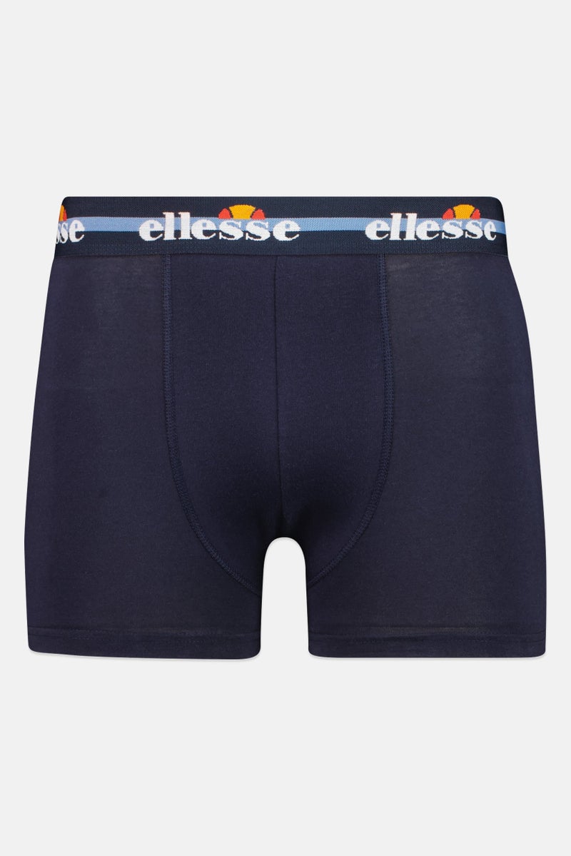 Ellesse Men 3 Pieces Brand Logo Boxers, Multicolor - Image 5
