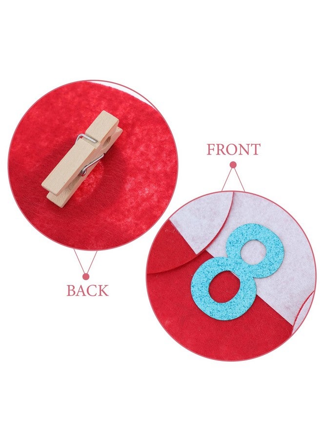 Amosfun Fishing Baby Monthly Photo flag banner 1st birthday photo garland first birthday picture banner baby 12 month photo banner 1 year birthday photo banner Dessert table cake supplies - Image 4