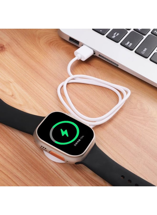 Xuanyi Huaqiangbei Smart Watch Charger Magnetic Charging Cable For Dw89/dw88/cd S9/ds8/dw98/s12 Watch Ultra/s9 Ultra2 White - Image 5