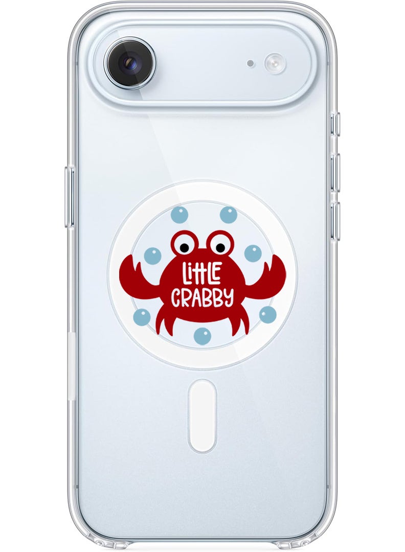 Theodor Magnetic Case for Apple iPhone 17 Air Compatible with MagSafe Wireless Charging, Shockproof Phone Bumper Cover - Little crabby - Image 1