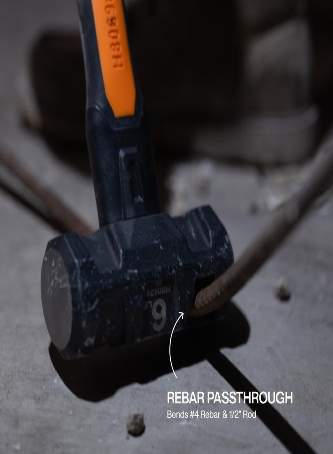 Klein Tools H80626EP 6-Pound Sledgehammer with Fiberglass Handle, Small Sledgehammer, Demolition Tools, Heavy-Duty Hammer for Construction - Image 3
