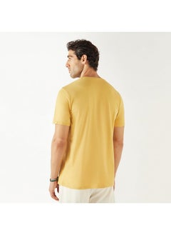 Iconic Iconic Typographic Print T-shirt with Short Sleeves  - Image 3