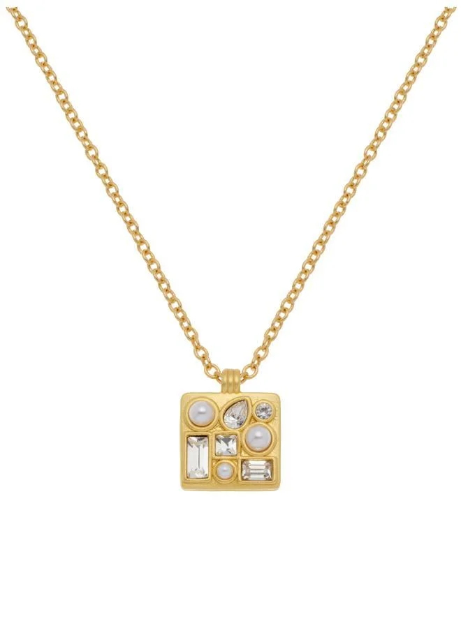 REISS ZOE: Zoraya Square Pendant Necklace