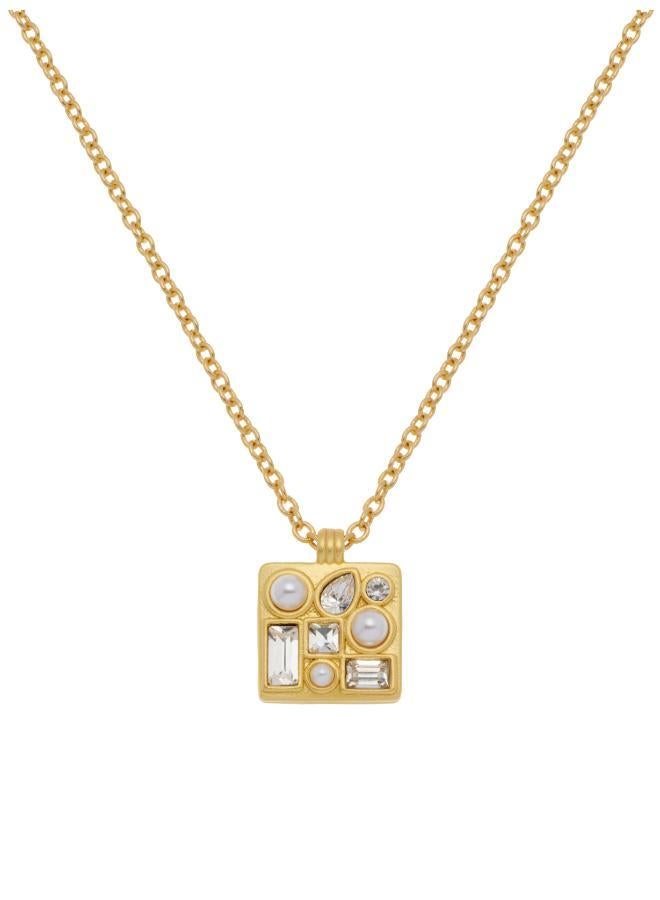 REISS ZOE: Zoraya Square Pendant Necklace - Image 2