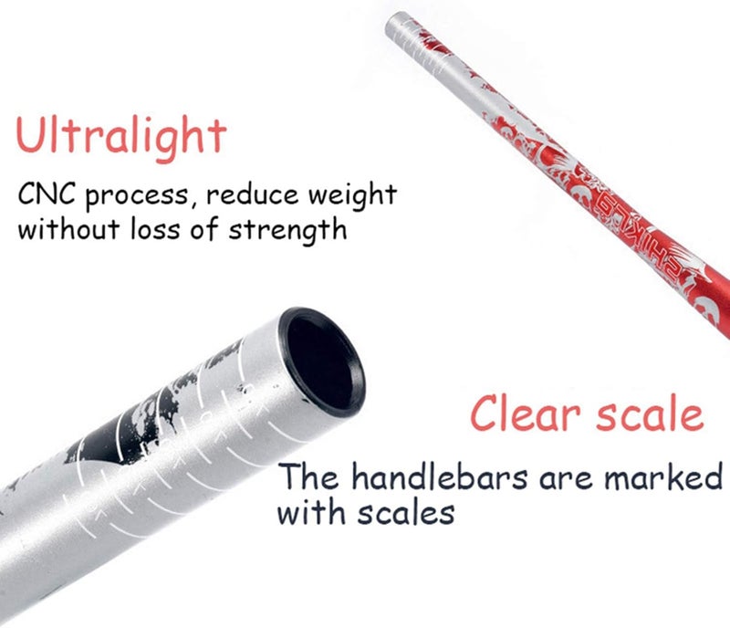 klarako Mountain Bike Bicycle Handlebars Downhill Bicycle Riser Bar 31.8mm 720mm/780mm Handlebar - Image 3