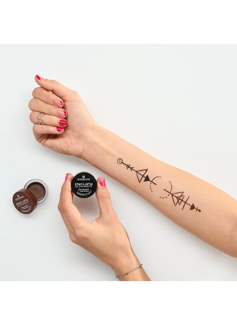 ايسنس Essence Stay & Play Gel Eyeliner Pot 02