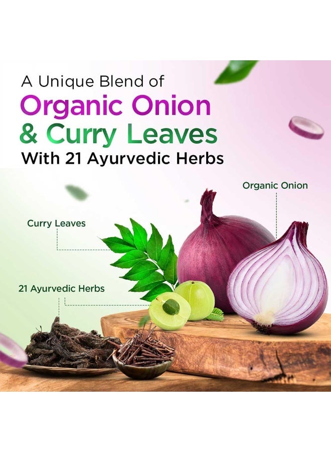 Kesh King Organic Onion Conditioner with Curry Leaves | Conditioner for Frizzy Hair, Reduces Hair Fall, Deep Nourishment & Hydration | Hair Conditioner for Dry, Damaged Hair- 200ml - Image 2