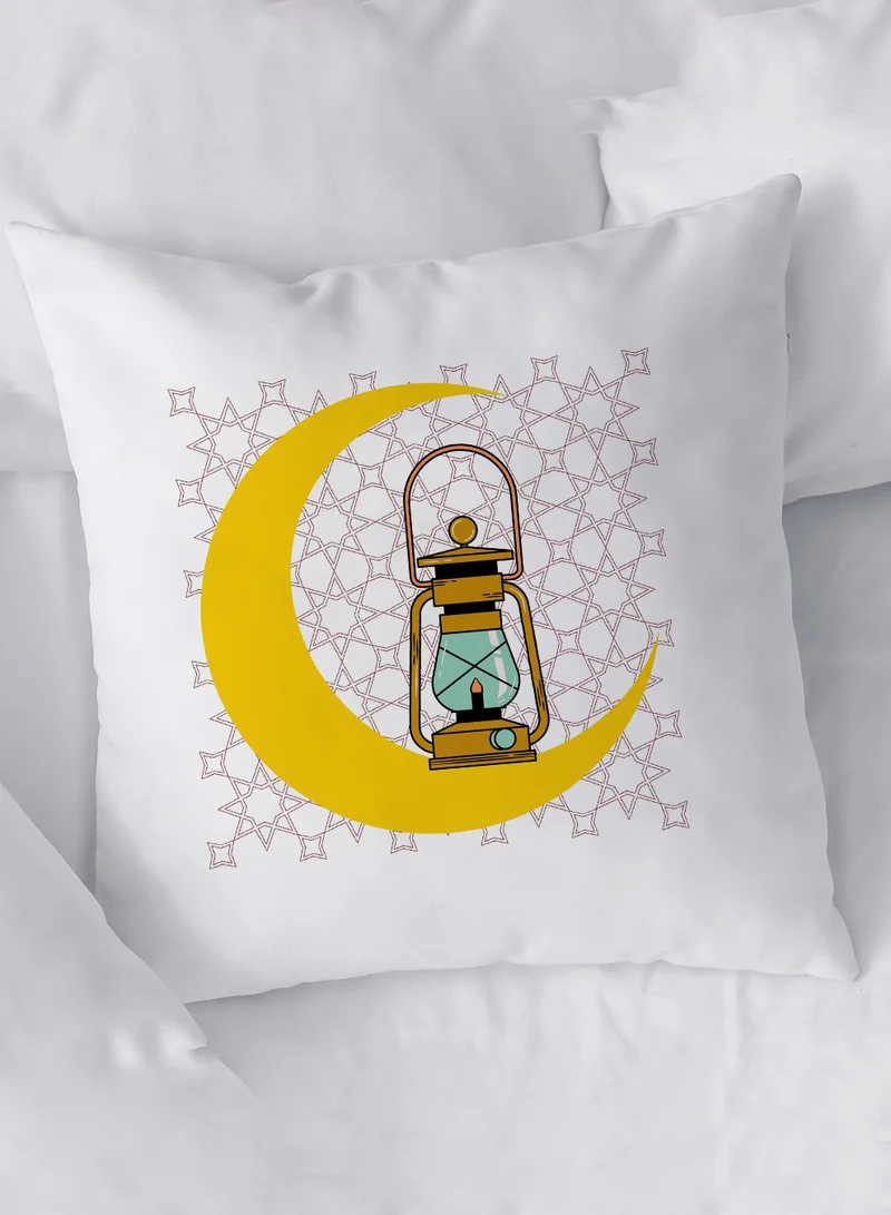 لوحة غطاء وسادة من البوليستر بتصميم فانوس رمضان