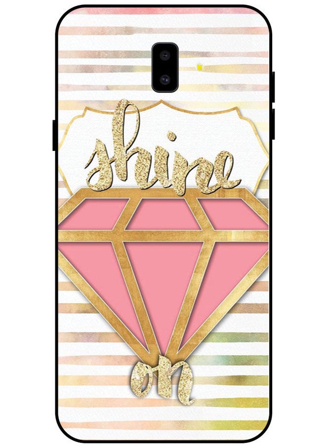 EYE CATCH - Protective Case Cover For Samsung Galaxy J6 Plus Smart Series Printed Protective Case Cover for Samsung J6 Plus Shine Bright Like a Diamond - Image 1