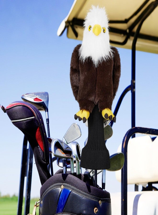 mytag Bald Eagle Driver Head Cover, Animal Golf Club Cover Ultra Premium Plush Tour Quality Driver Headcover Long Sock Protect - Image 4