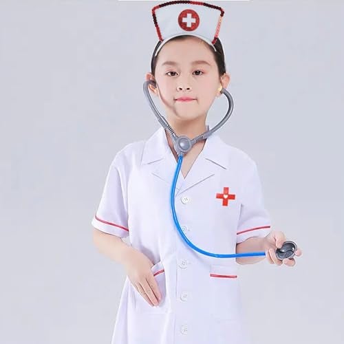 Soochat Nurse Hat Headband with Red Cross Nurse Graduation Headband - Halloween Cosplay Props Costume Accessory - Image 5