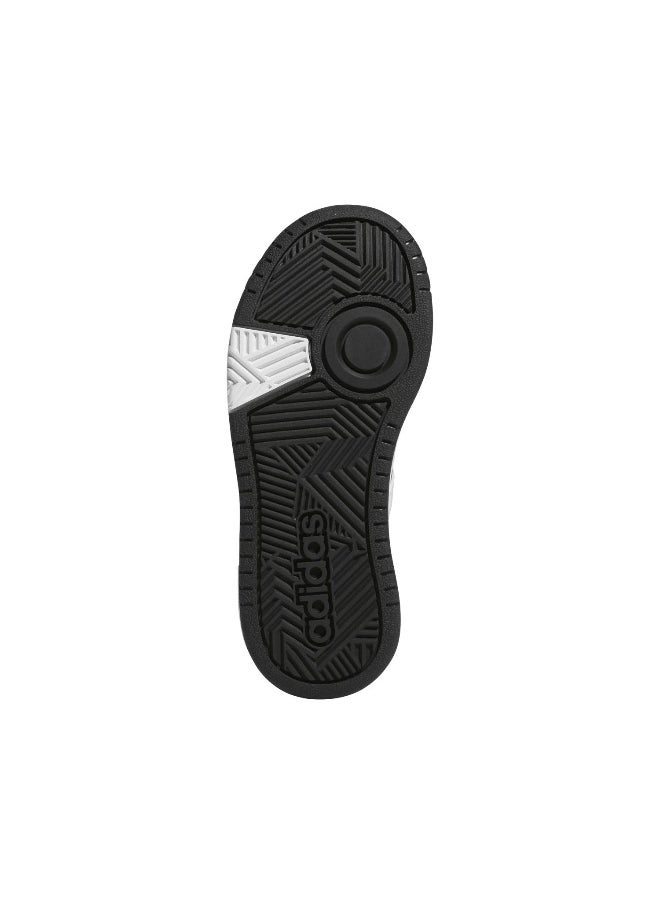 Adidas adidas Hoops 3.0 Mid K Black Basketball Shoes 7-K  - Image 4