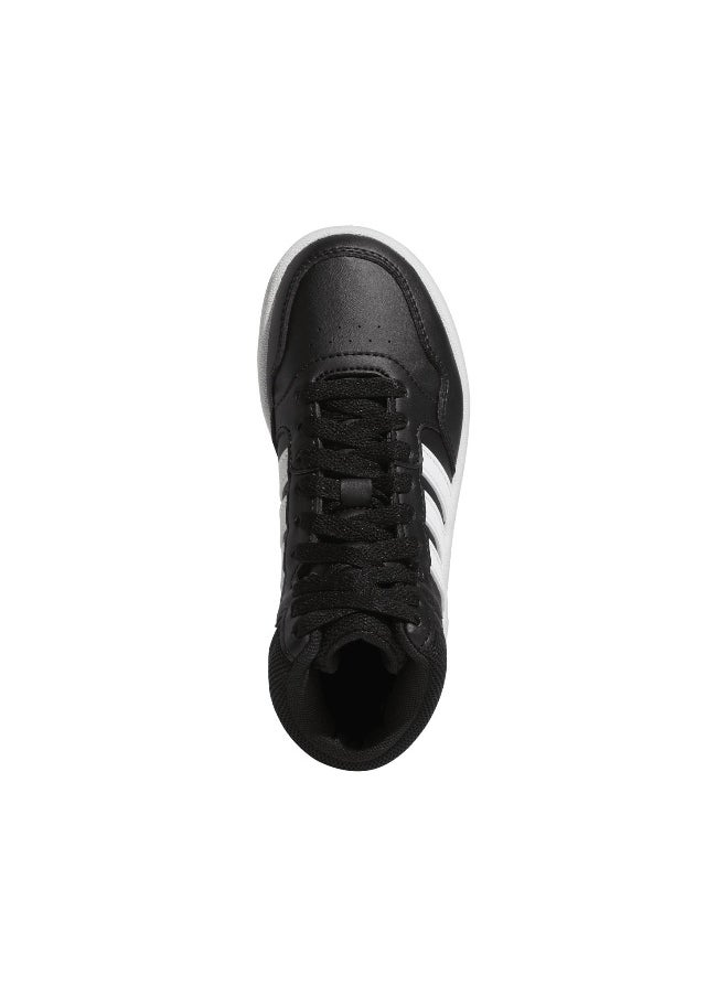 Adidas adidas Hoops 3.0 Mid K Black Basketball Shoes 7-K  - Image 3