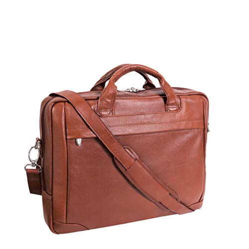 McKleinUSA S Series, MONTCLARE, Pebble Grain Calfskin Leather, 13" Leather Tablet Briefcase, Brown (15494), One Size - Image 2