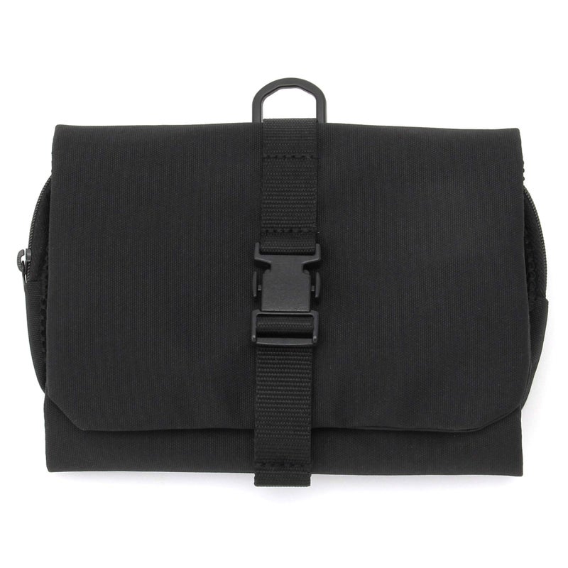 Muji Polyester Hanging Travel Case with Detachable Pouch 12 cm Width x 18 cm Depth x 45 cm Height Black - Image 2