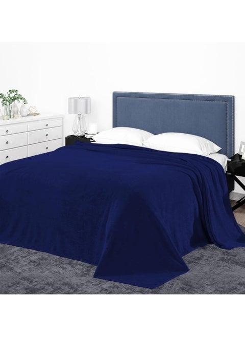 Fleece Blanket King Size (200x220) for All Season,Fluffy Blanket Warm Bed Throws for Sofa Bed Comfortable and Soft
