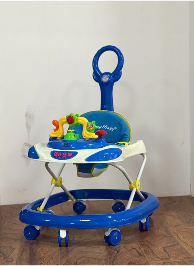 kiddoz Baby Walker - Dark Blue  - Image 2