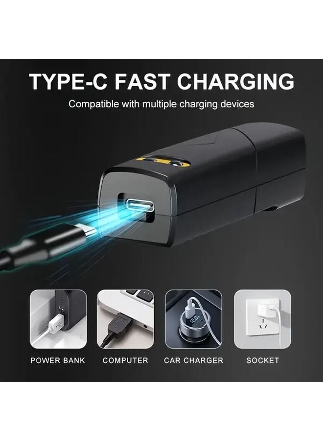 Portable Outdoor Fishing Headlamp Black LED Sensor Headlight Hands Free Light - Image 5