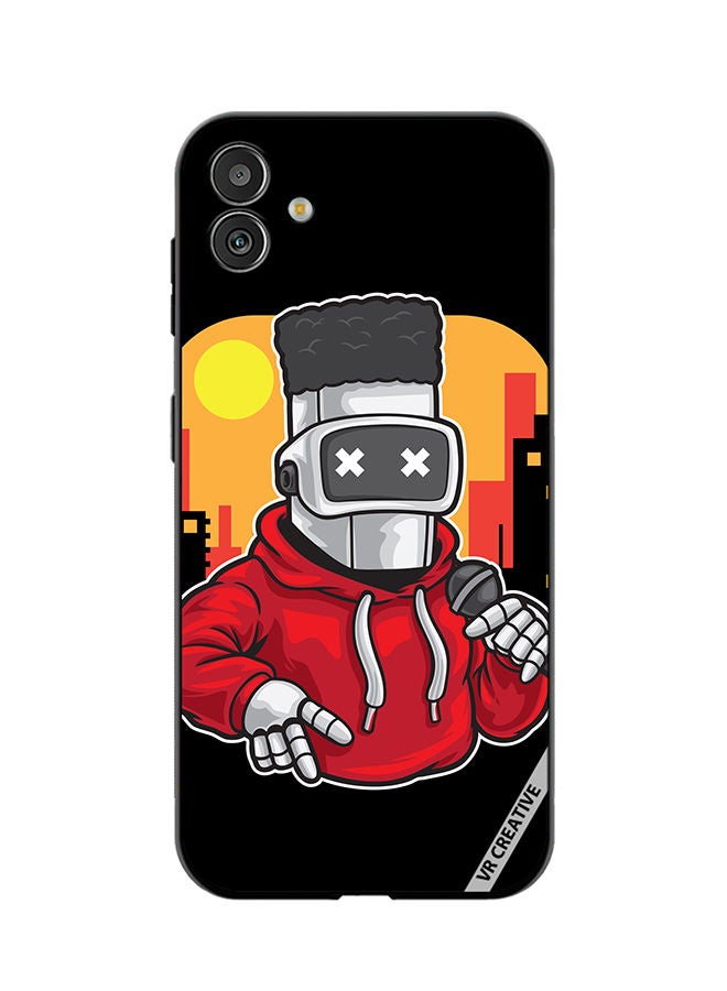 VR CREATIVE Protective Case Cover For Samsung Galaxy M13 5G Robot Dancer Design Multicolour - Image 1