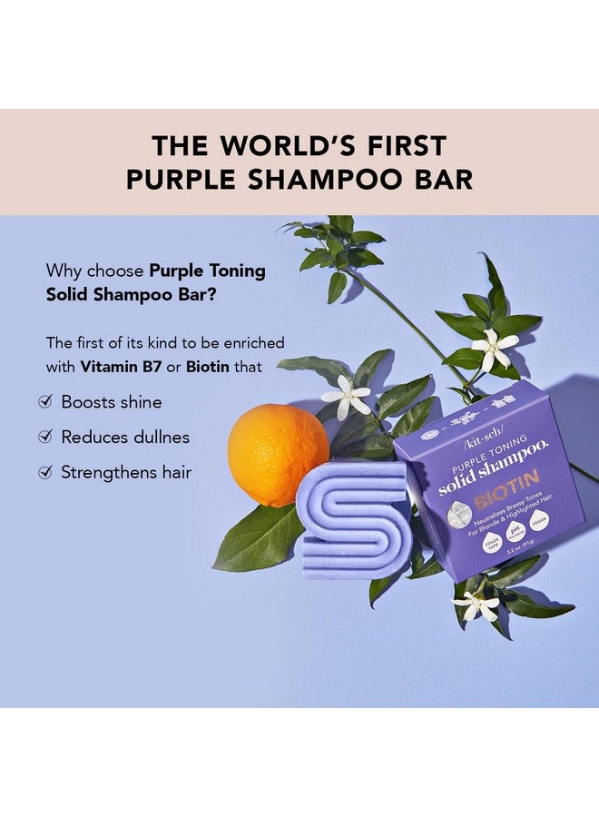 كيتش شامبو كيتش البنفسجي المُلوّن للشعر المصبوغ والرمادي، صنع في الولايات المتحدة الأمريكية، يزيل اللون النحاسي والأصفر من الشعر الأشقر والرمادي والأبيض، خالٍ من البارابين، 3.2 أونصة - Image 2